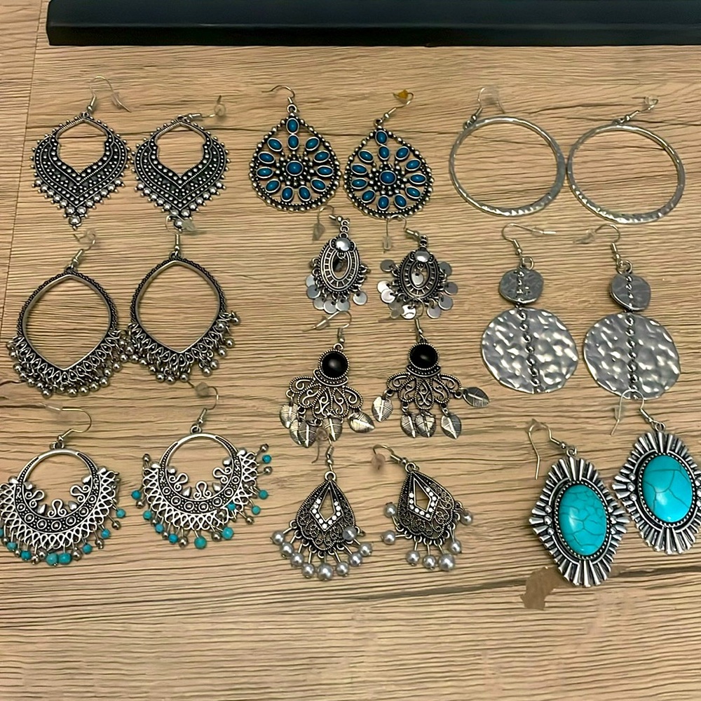 Paparazzi Silver Earring Bundle - image 1